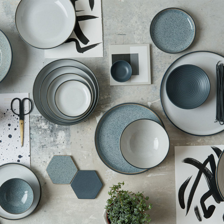 Denby grey dinner clearance set